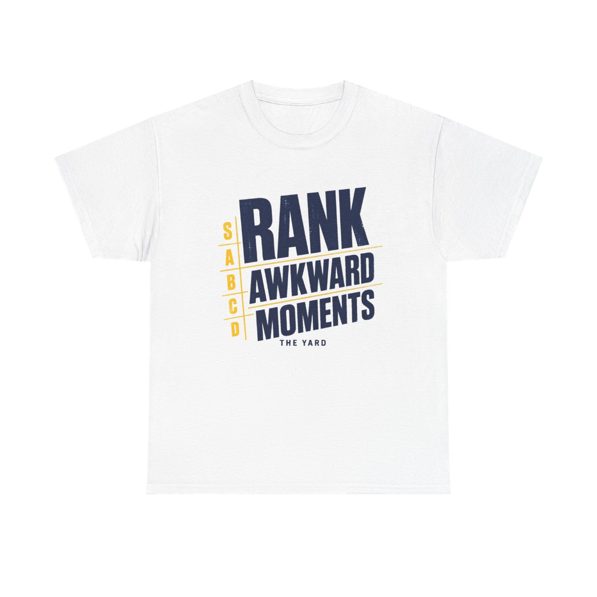 The Yard "Rank Awkward Moments" Unisex Tee - alternate angle 2, merchandise