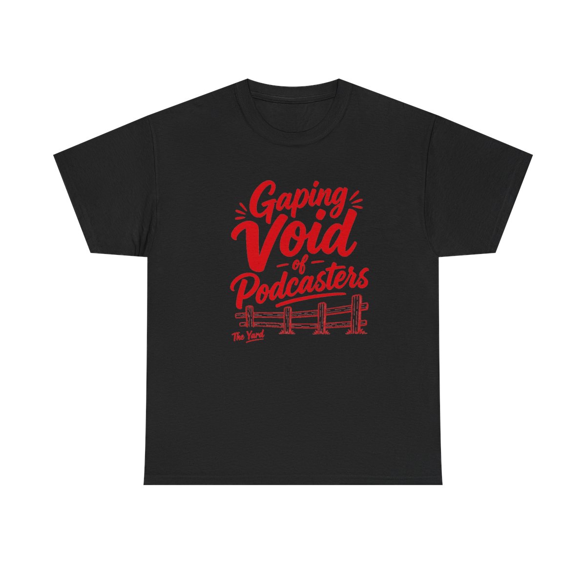 The Yard "Gaping Void of Podcasters" Unisex Tee