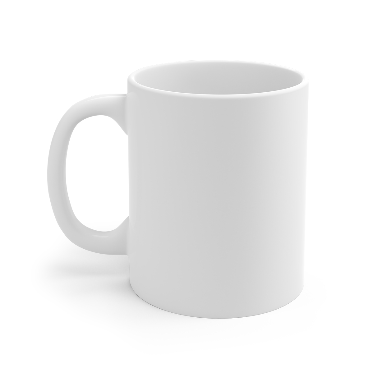The Yard "Gaping Void of Podcasters" White Mug - alternate angle 2, merchandise